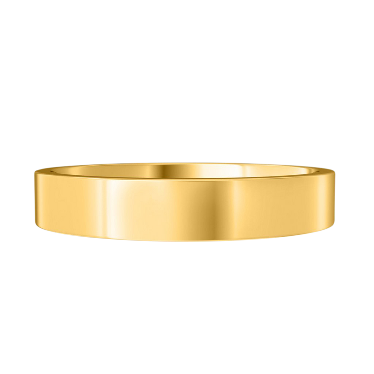 The Flat Band, 18K Yellow Gold Ring