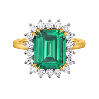 Star Emerald Emerald 18K Yellow Gold Ring