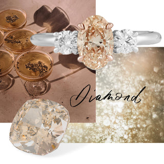 The Latest Engagement Ring Trend To Know - Champagne Diamonds