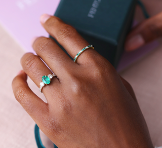 Bespoke Emerald Engagement Rings