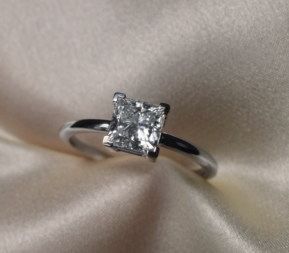 Princess and Emerald Cut Engagement Rings