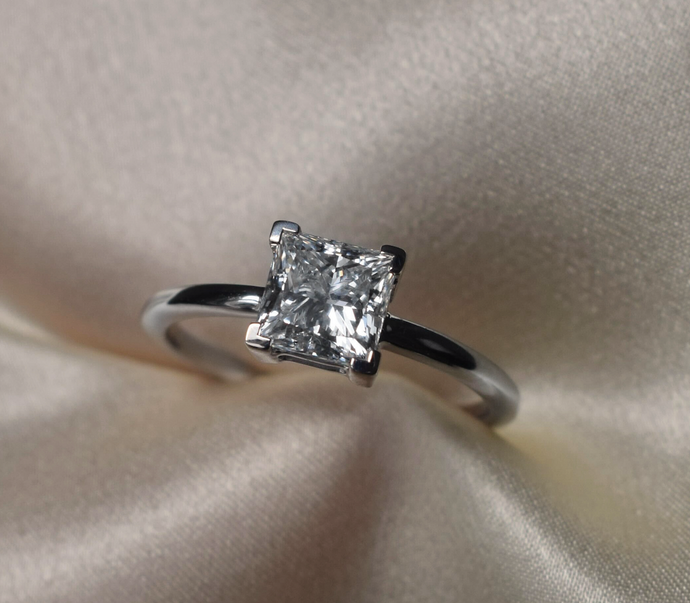 Princess and Emerald Cut Engagement Rings