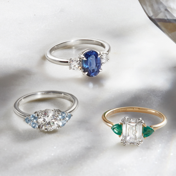 5 Mined Diamond Alternative Engagement Rings – Fenton