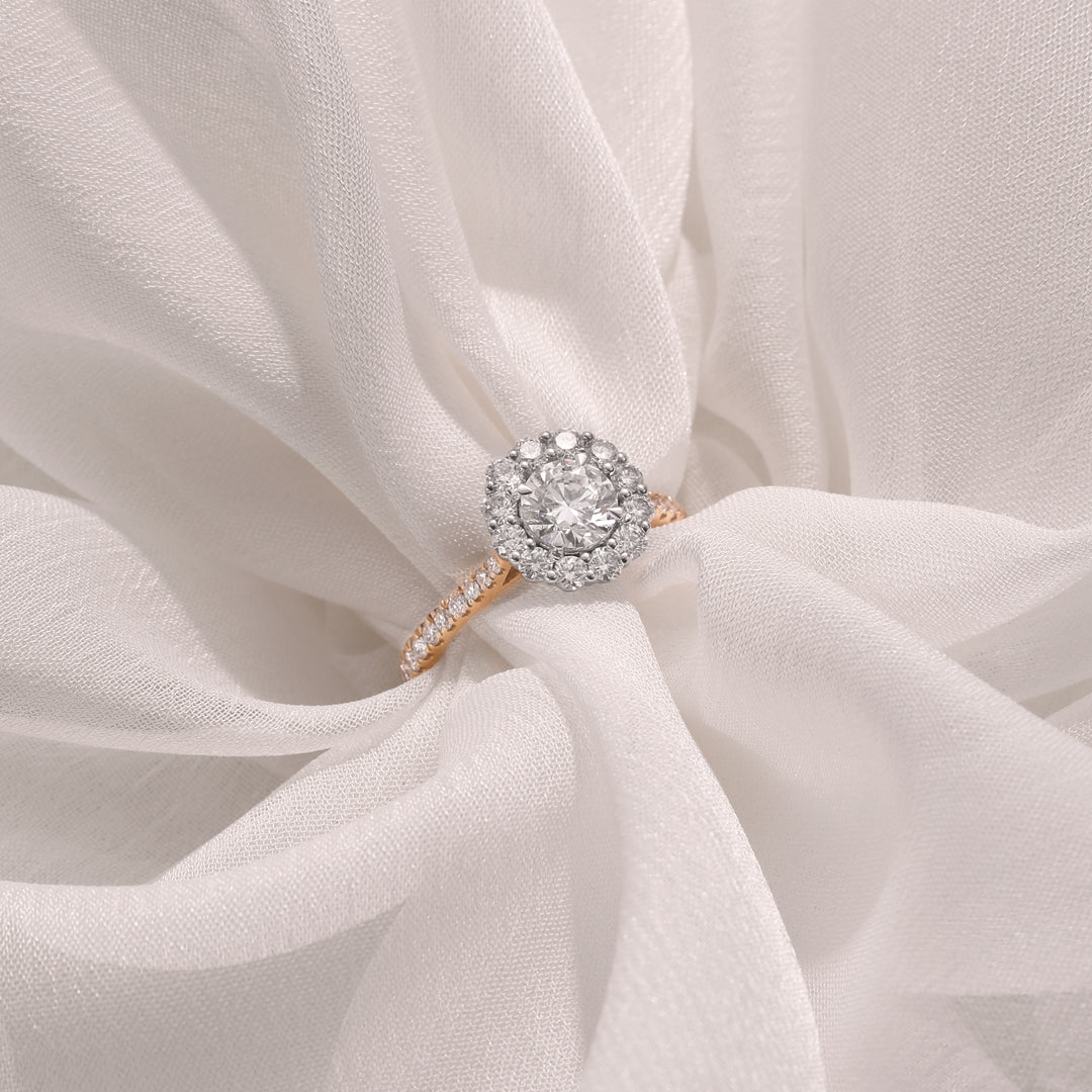 14ct White Gold Diamond Engagement Ring Size 7 | eBay