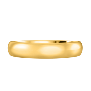 Treasure Box Thick Band 18K Yellow Gold 4mm