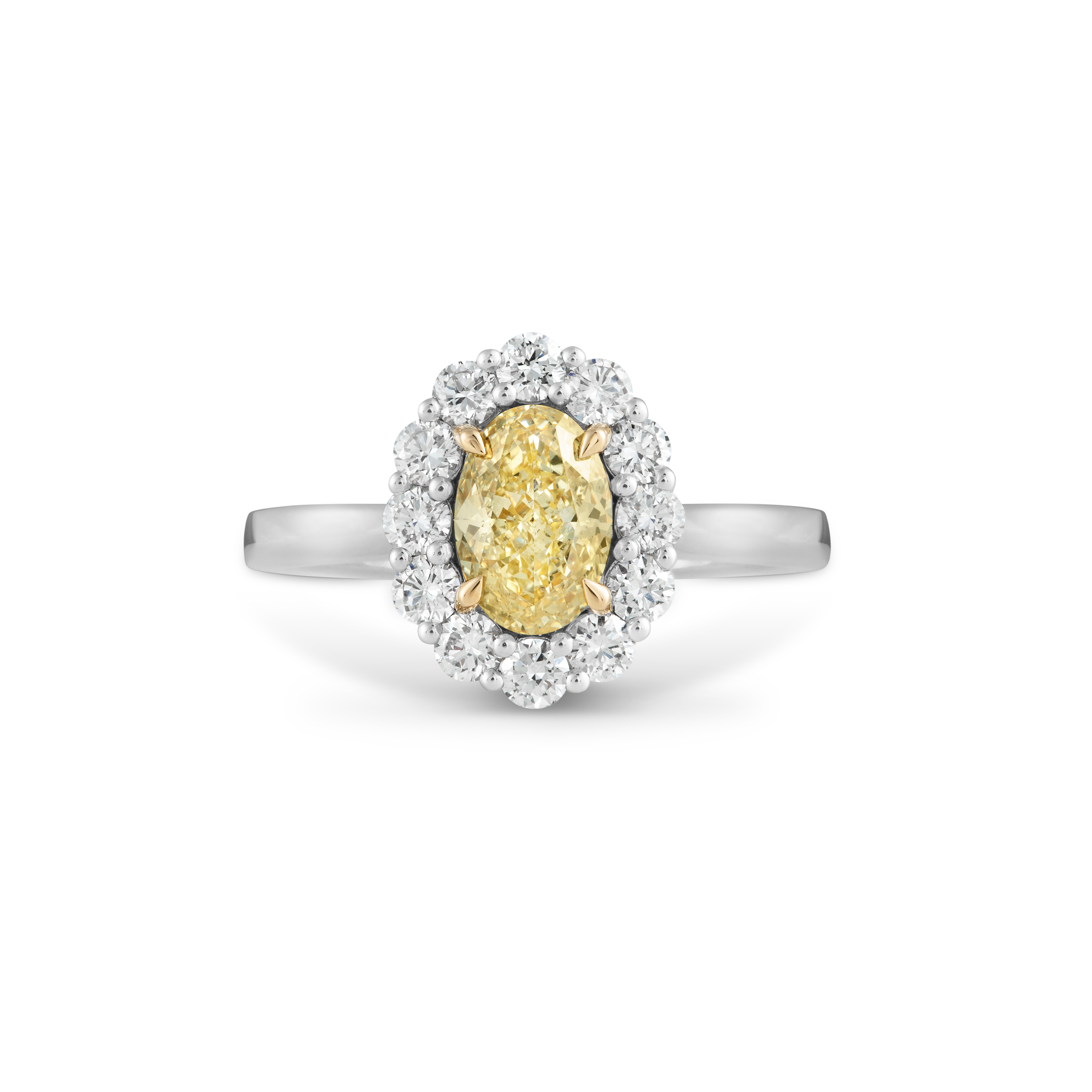 Yellow Solar Diamond Mayfair Ring