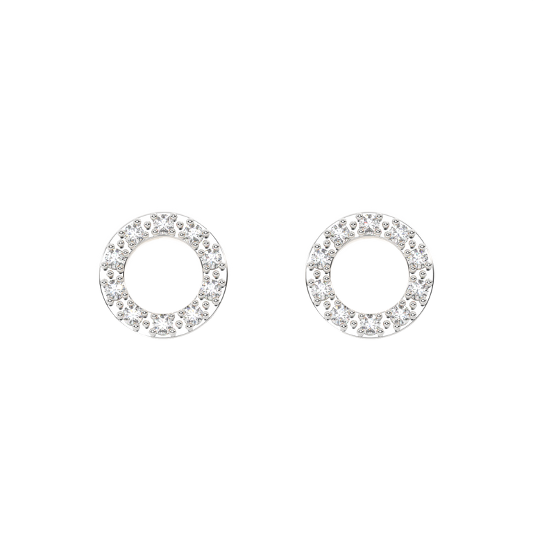 Lab Diamond Circle Studs