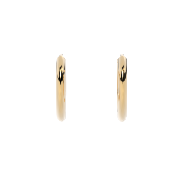 14K Yellow Gold Hoops