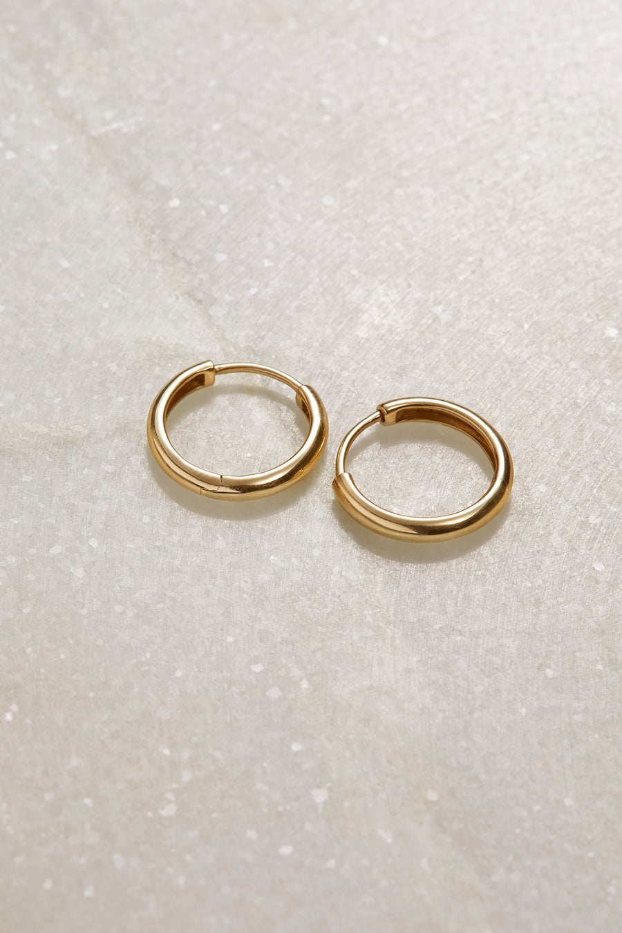 14K Yellow Gold Hoops