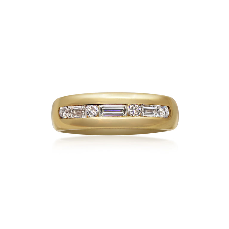 Vintage Channel Set Diamond Ring