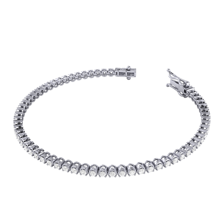 Solar Diamond Tennis Bracelet