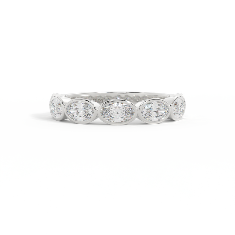 The Aria, Oval, Lab Grown Diamond, Platinum Ring