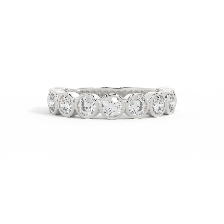 The Aria, Round, Lab Grown Diamond, Platinum Ring