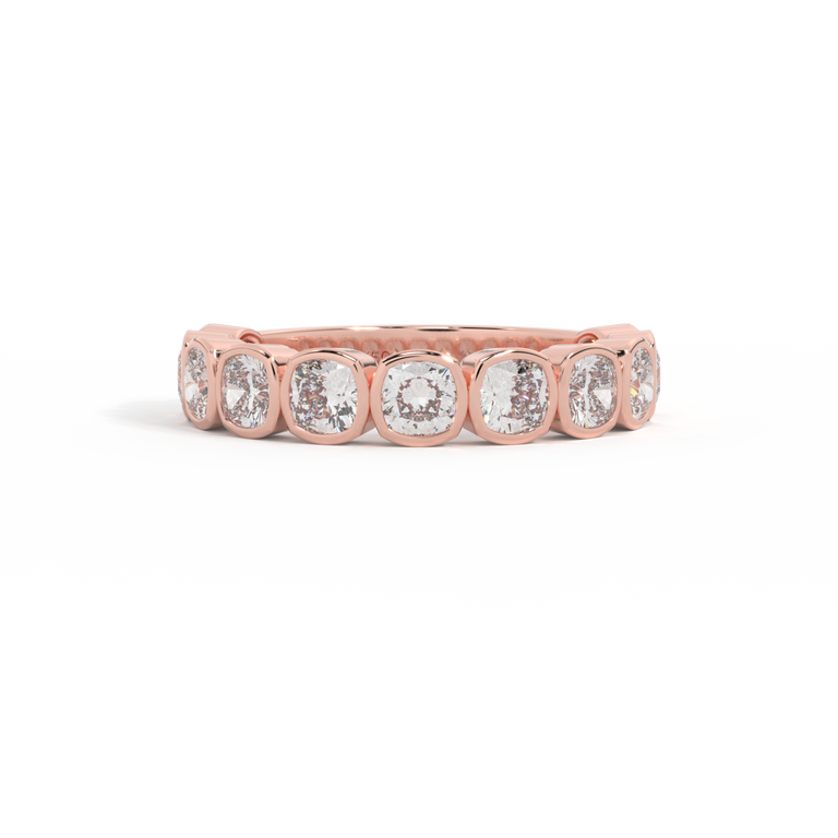 The Aria, Cushion, Lab Grown Diamond, 18K Rose Gold Ring