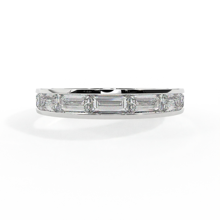 Treasure box Baguette Band Lab Grown Diamond Platinum