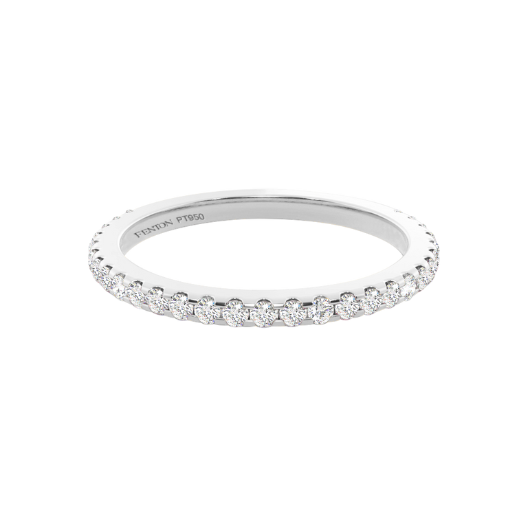The Eternity, Naturally Mined Diamond, Platinum Ring