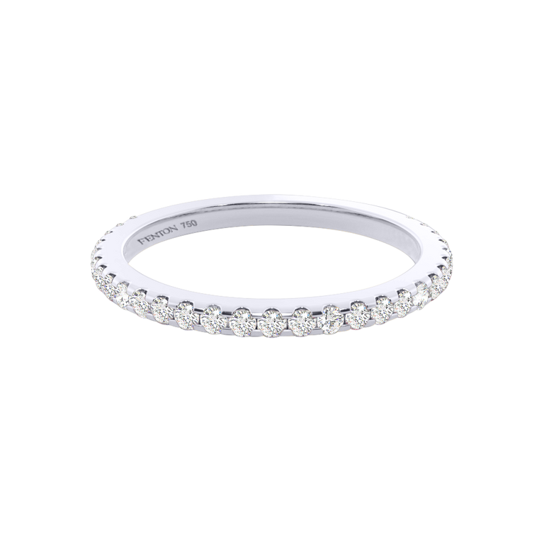 The Eternity, Lab Grown Diamond, 18K White Gold Ring