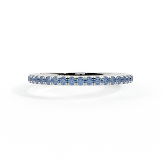 The Eternity, Blue Sapphire, Platinum Ring