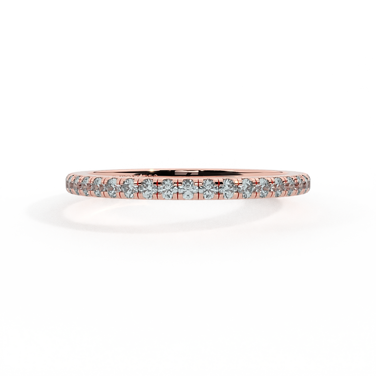 The Eternity, Aquamarine, 18K Rose Gold Ring