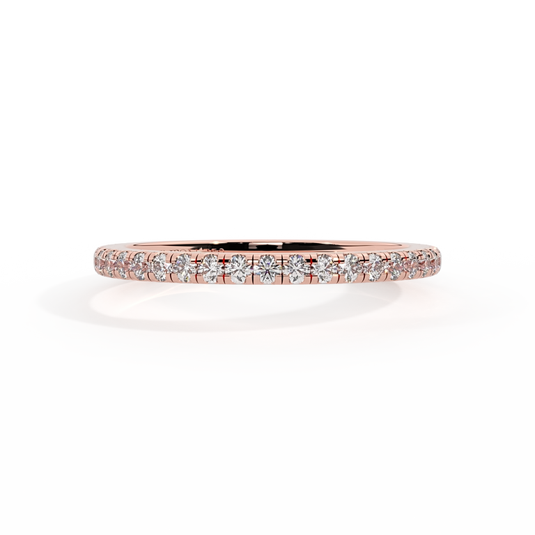 The Eternity, Naturally Mined Diamond, 18K Rose Gold Ring