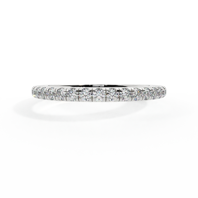 The Eternity, Lab Grown Diamond, 18K White Gold Ring
