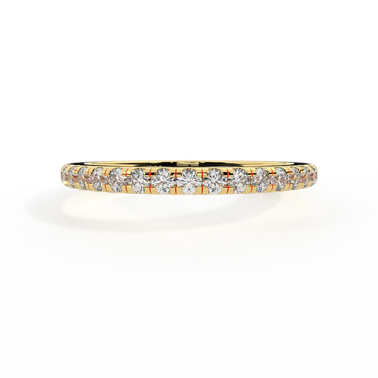 The Eternity, Lab Grown Diamond, 18K Yellow Gold Ring