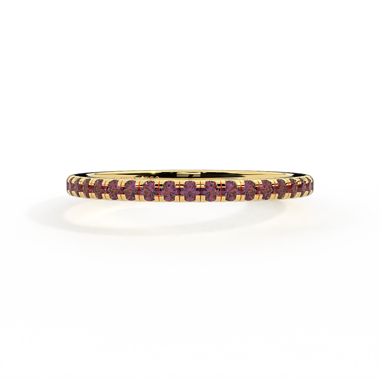 The Eternity, Ruby, 18K Yellow Gold Ring