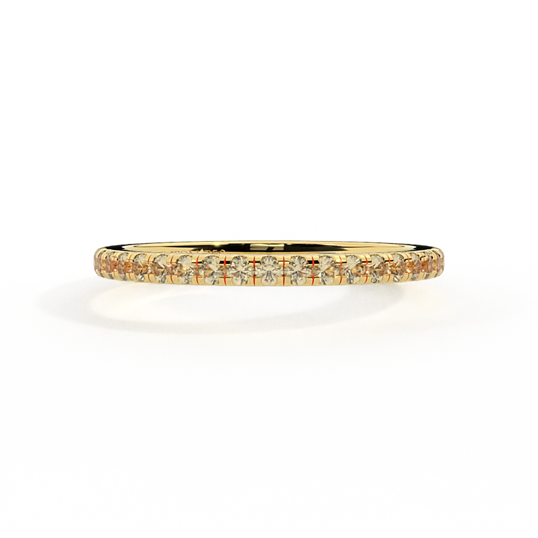 The Eternity, Yellow Sapphire, 18K Yellow Gold Ring