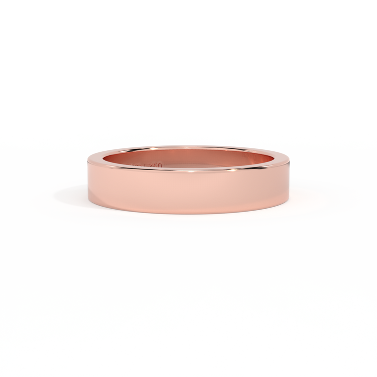 The Flat Band, 18K Rose Gold Ring