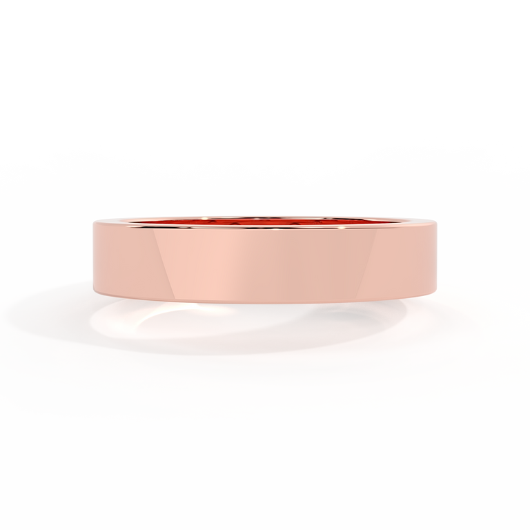 The Flat Band, 18K Rose Gold Ring