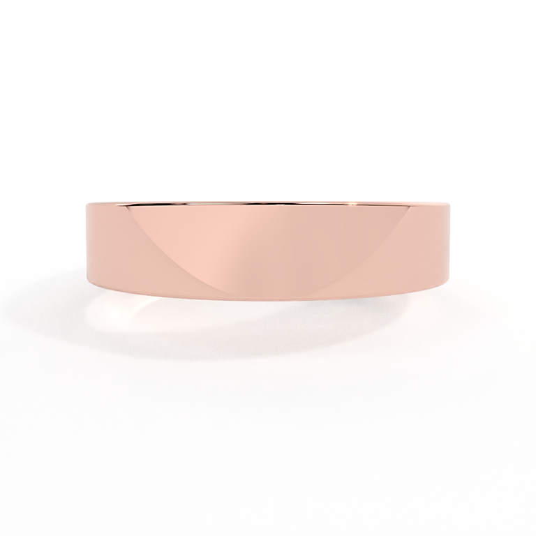 The Flat Band, 18K Rose Gold Ring