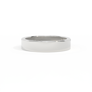 The Flat Band, 18K White Gold Ring