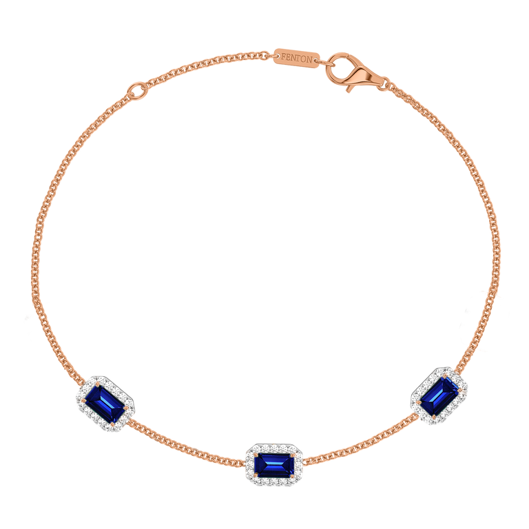 Garland Blue Sapphire Bracelet