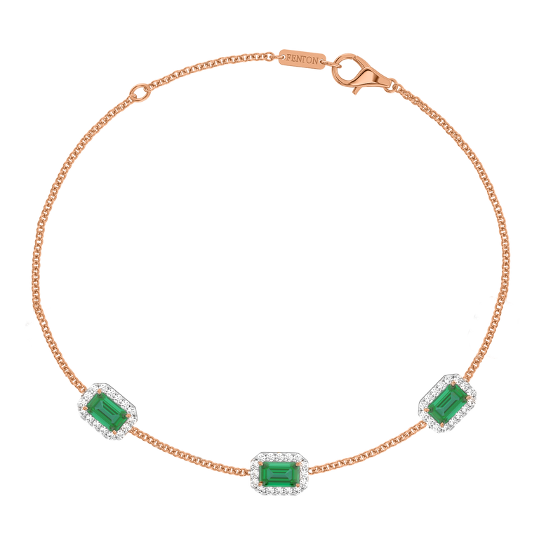 Garland Emerald Bracelet