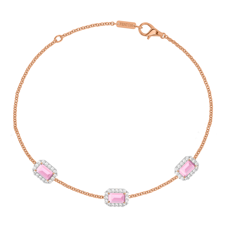 Garland Pink Sapphire Bracelet