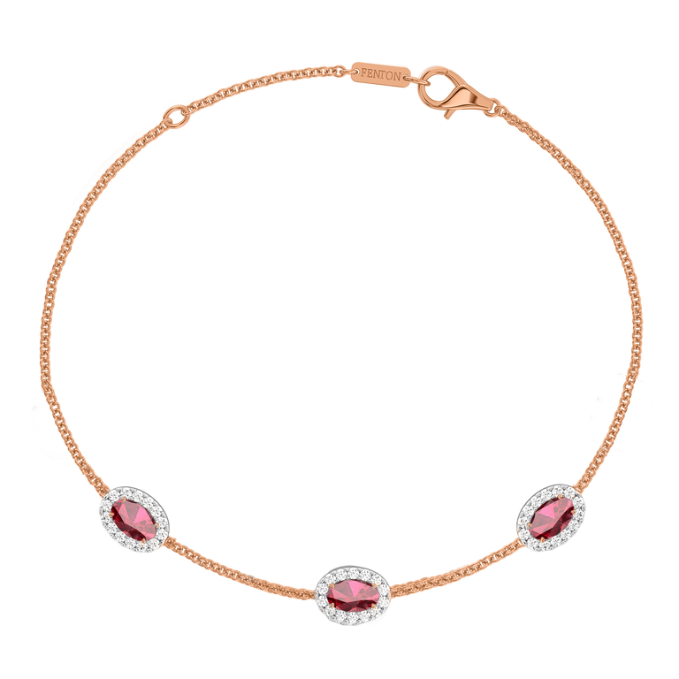 Garland Ruby Bracelet