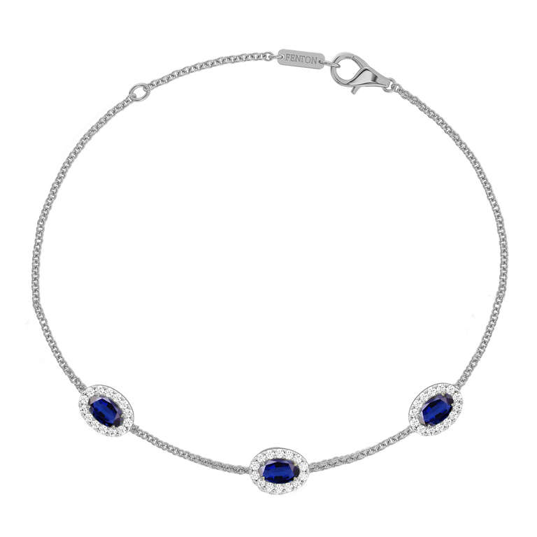 Garland Blue Sapphire Bracelet