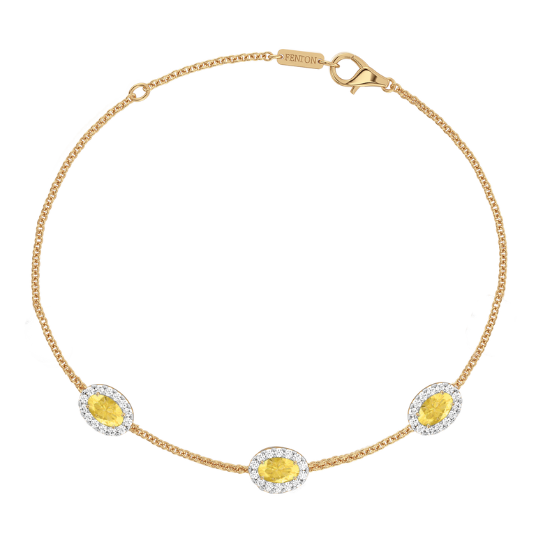 Garland Yellow Sapphire Bracelet