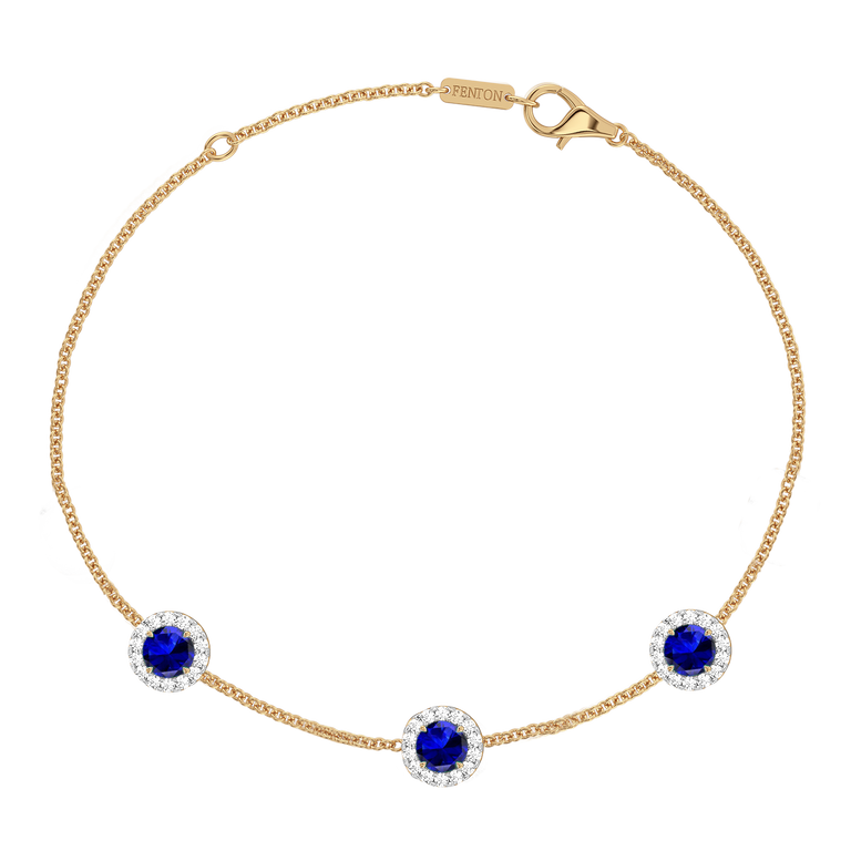 Garland Blue Sapphire Bracelet