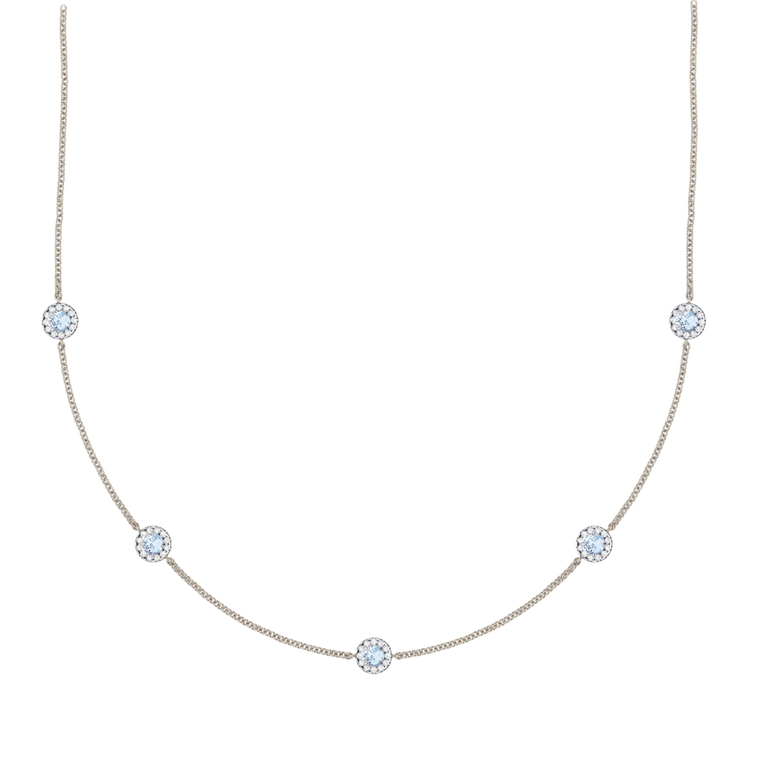 Garland Aquamarine Necklace