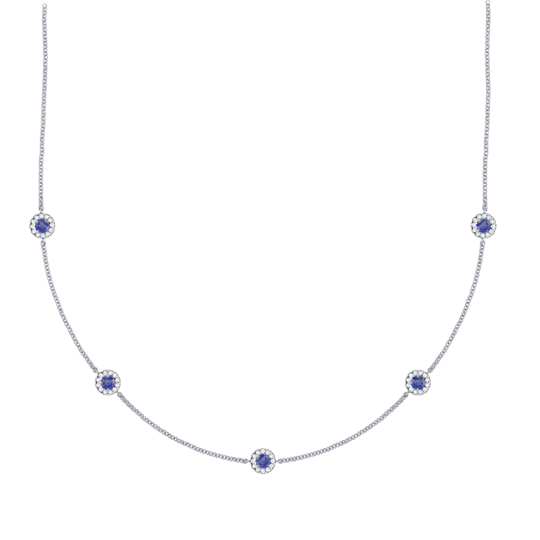 Garland Blue Sapphire Necklace