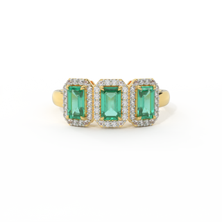 Garland Emerald Emerald 18K Yellow Gold Ring
