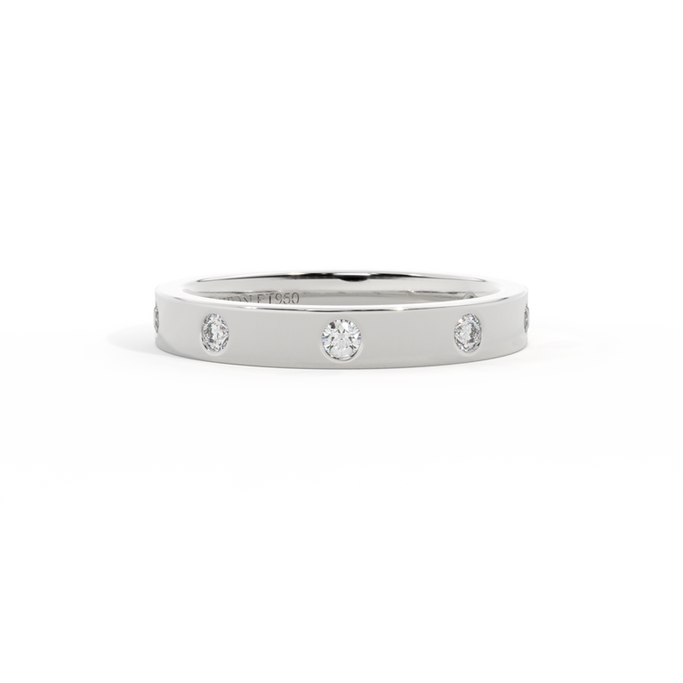 The Harmony, Round, Lab Grown Diamond, Platinum Ring