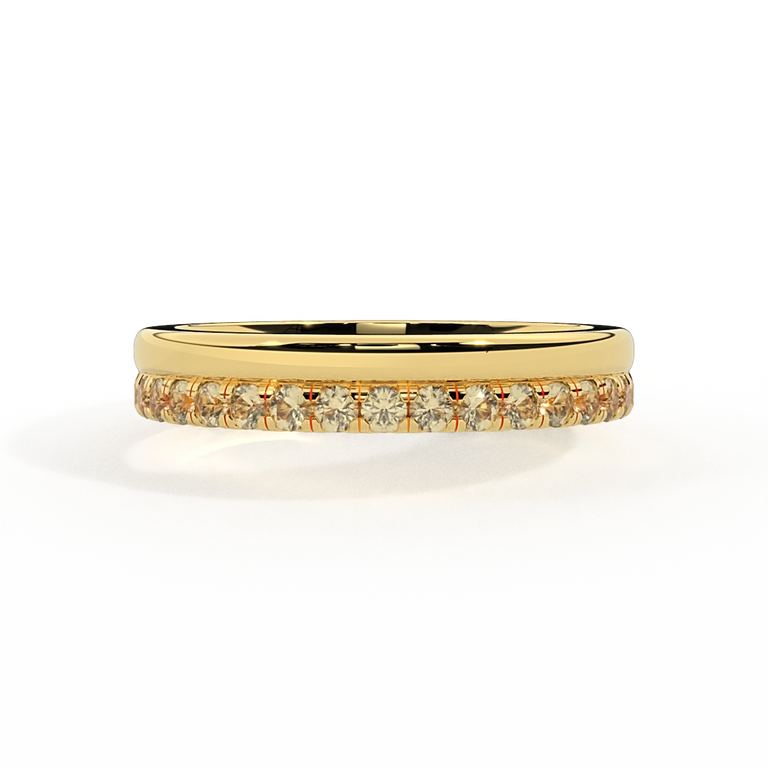The Juliet Band, Yellow Sapphire, 18K Yellow Gold Ring