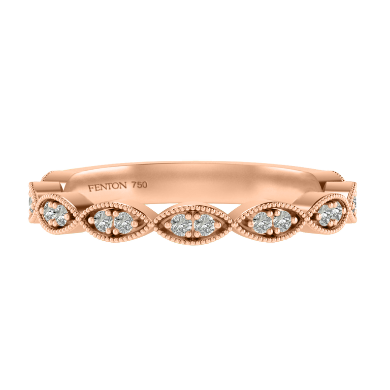 The Laurel, Lab Grown Diamond, 18K Rose Gold Ring