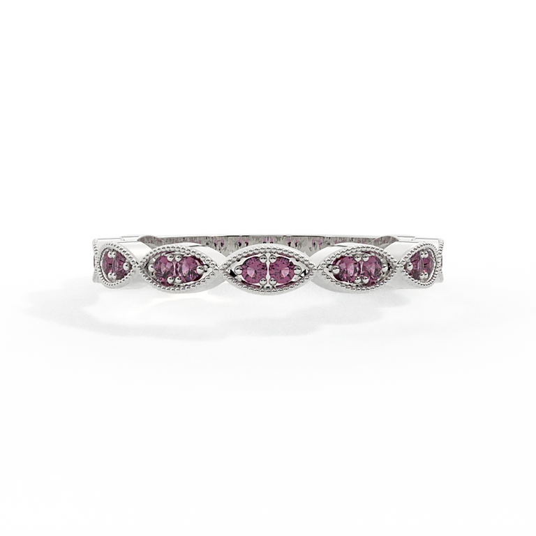 The Laurel, Ruby, Platinum Ring