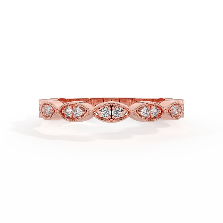 The Laurel, Lab Grown Diamond, 18K Rose Gold Ring