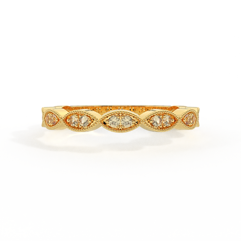The Laurel, Yellow Sapphire, 18K Yellow Gold Ring