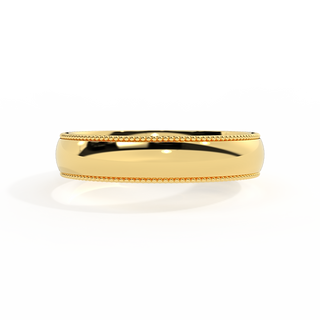 The Milgrain Band, 18K Yellow Gold