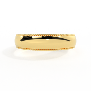 The Milgrain Band, 18K Yellow Gold
